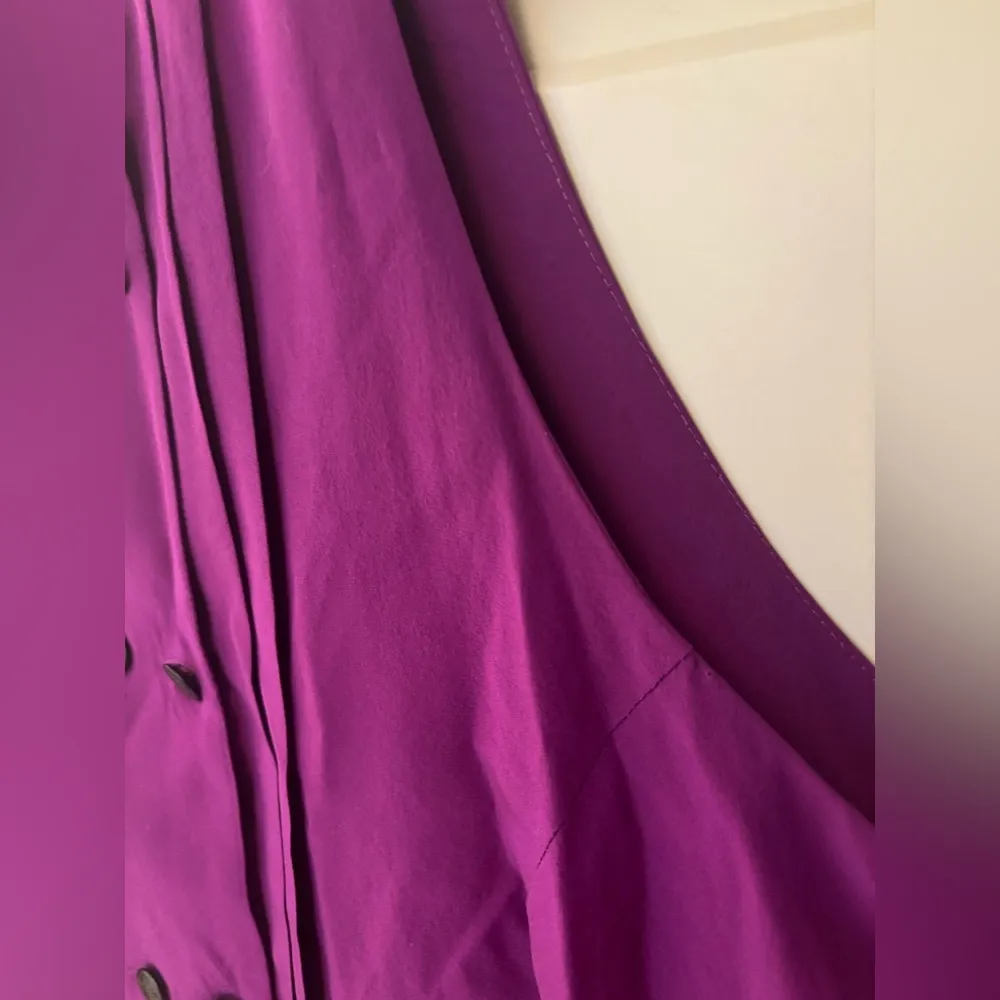 Alexander Wang 100% Silk Tunic Top in Purple, Size 8 - Image 5