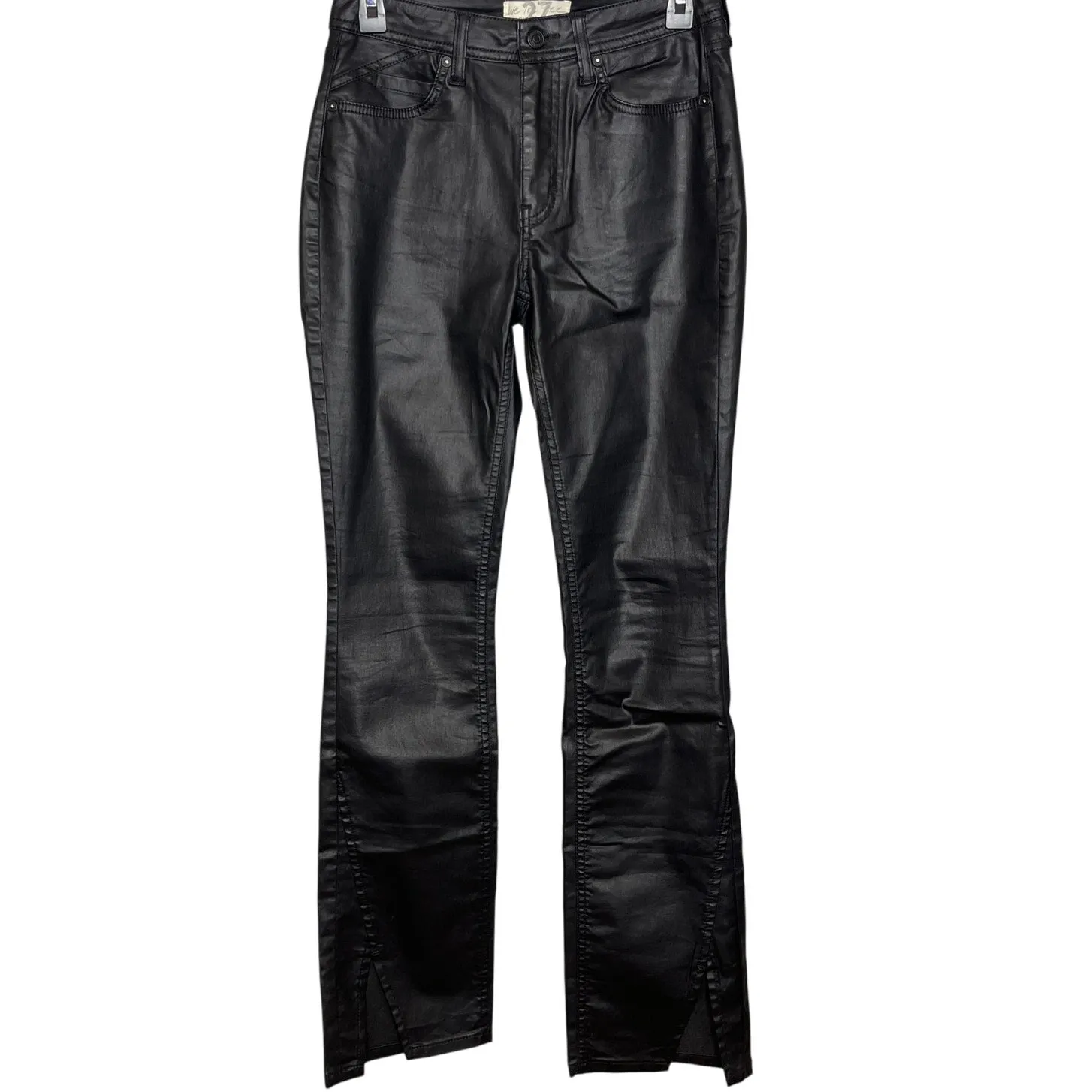 Free People x We The Free Spellbound‎ Coated Bootcut Jean in Black Size 27 - Image 2
