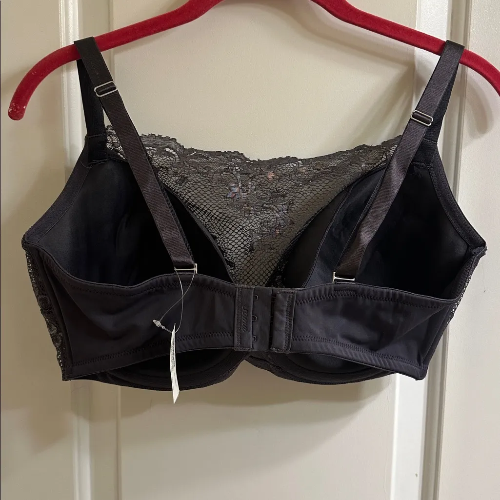 Soma Oh My Gorgeous Bridget Cami Bra NEW 36DDD Iron Silver Diamond Gray Size undefined - Image 8