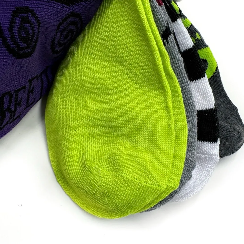 Beetlejuice Womens No Show Socks 80s Movie Film Lydia Deetz Fun Novelty Gift Purple - Image 9