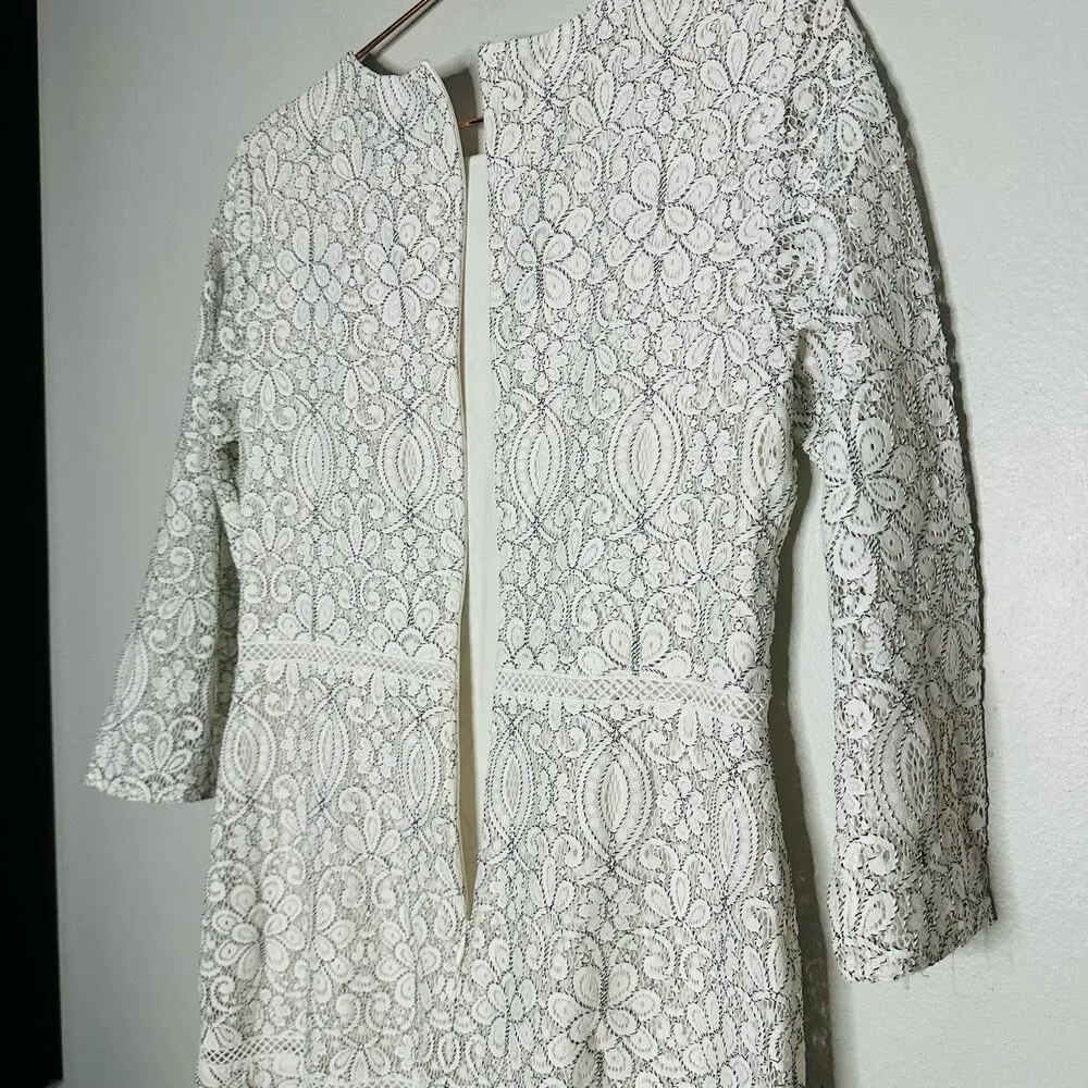 LAUREN RALPH LAUREN White Halima Tiered Lace A - Image 14
