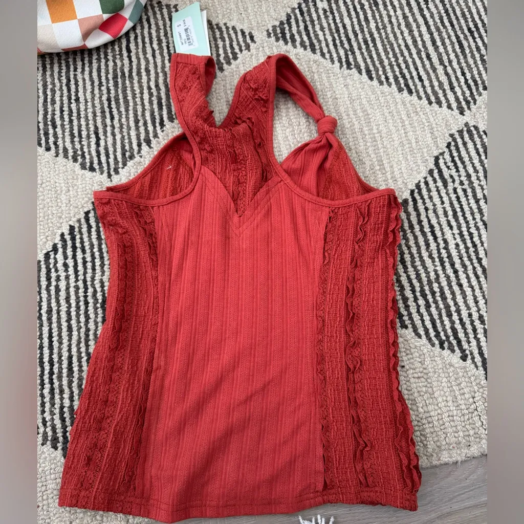 Miss Me Knotted Strap Tank Top Small NWT - Image 4