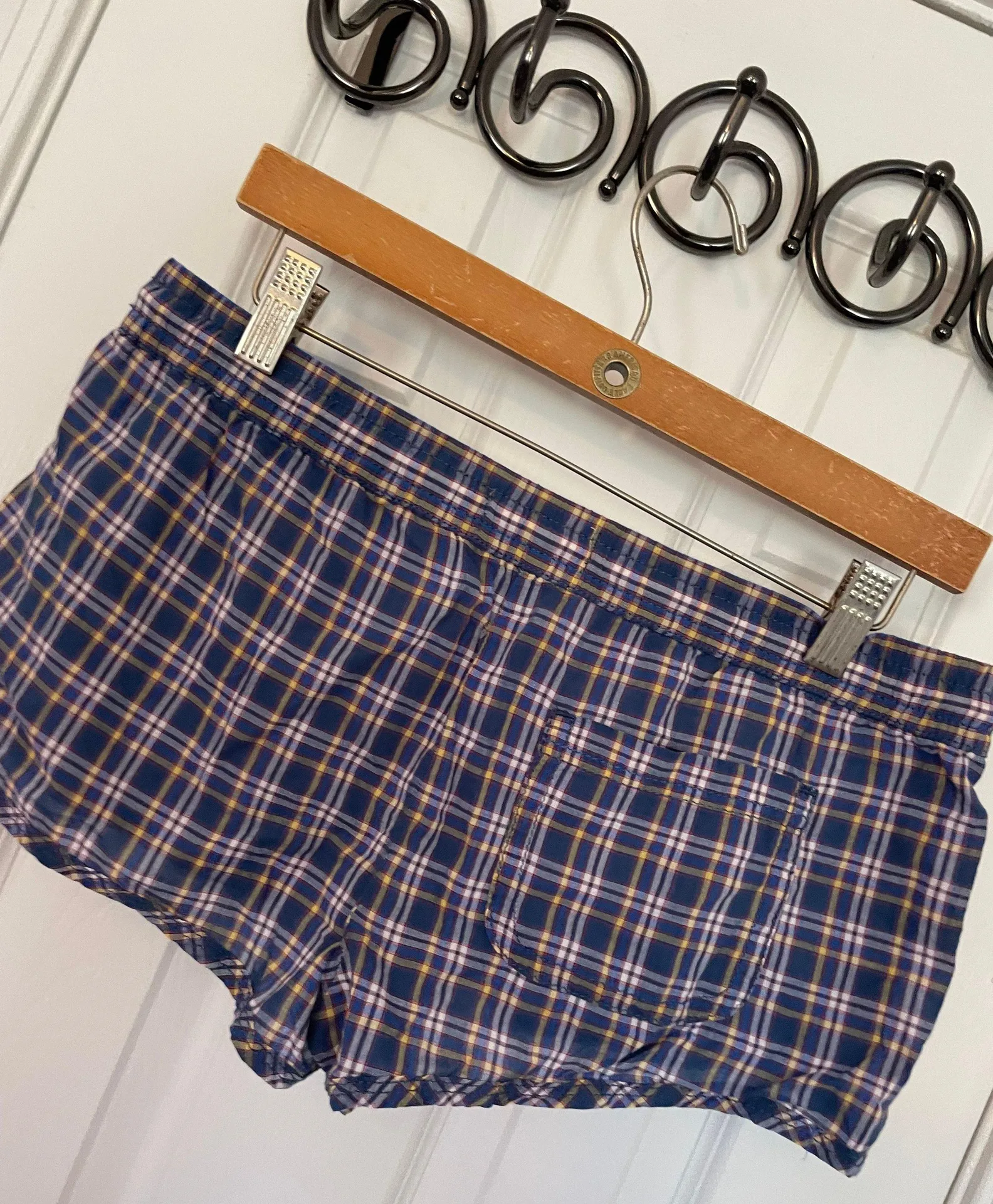 Y2K  Plaid Pajama Shorts - Image 7