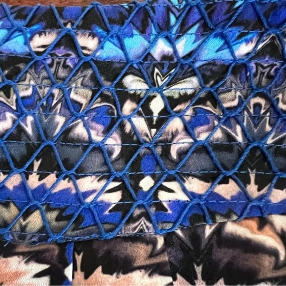 boho printed Turkish flare shorts size 2 NWT - Image 4