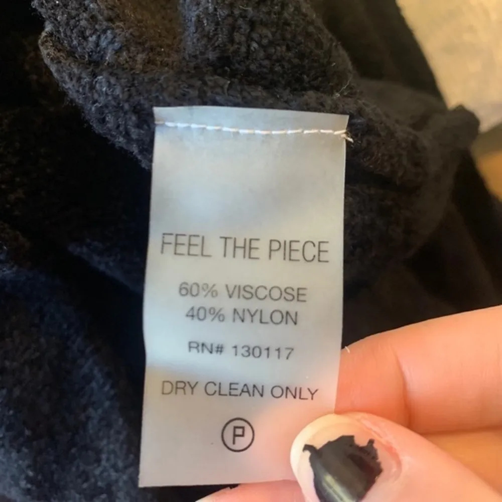 Feel The Piece Terre Jacobs Sally Super Soft Black Sweater - Image 7