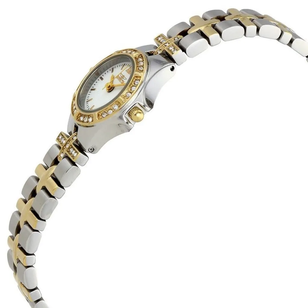 NWT Authentic Invicta Wildflower White Dial Two-tone Women's Watch - Image 3