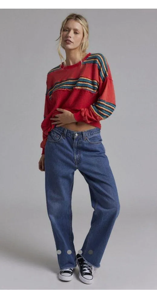 NWOT URBAN OUFTFITTERS BDG Apollo oversized embroidered long sleeve tee - Image 4