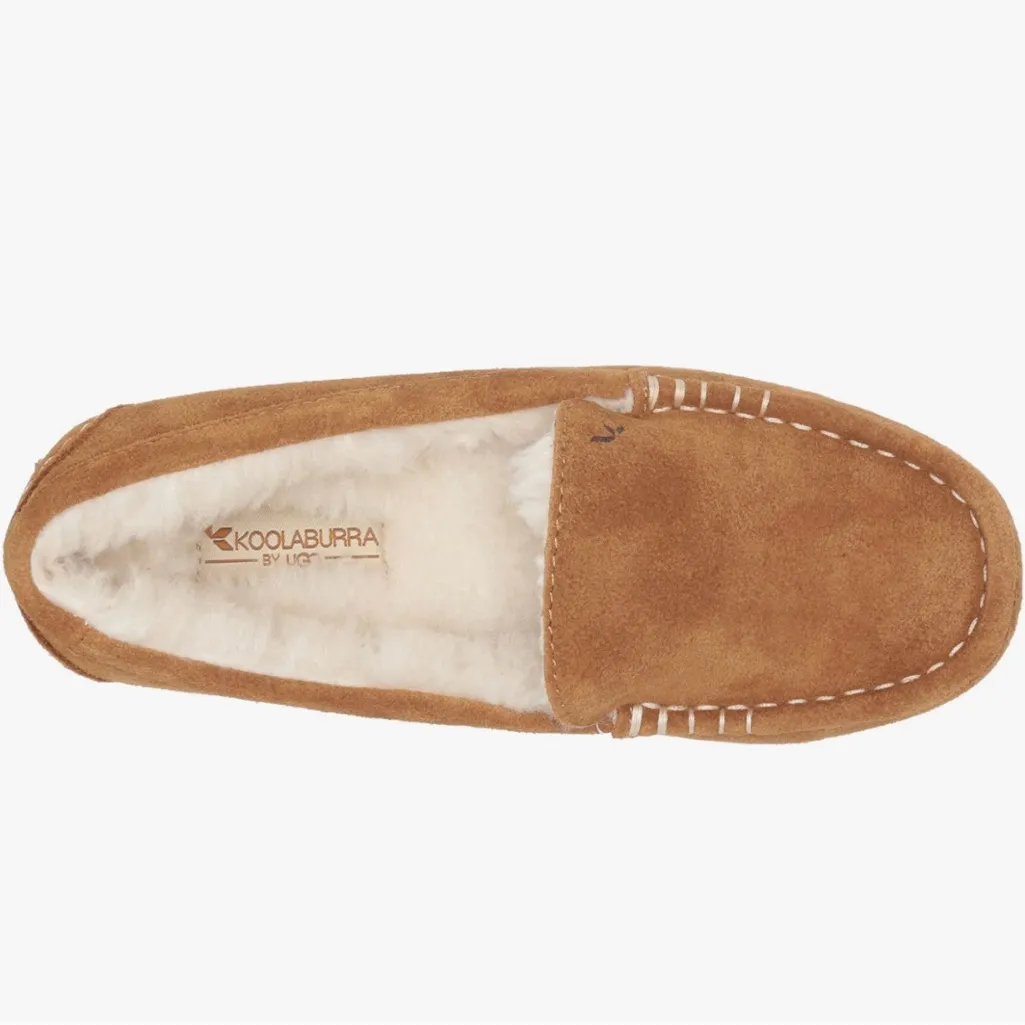 Koolaburra by UGG Women's Lezly Chestnut Suede Moccasin Slippers sz 7 Brown - Image 2