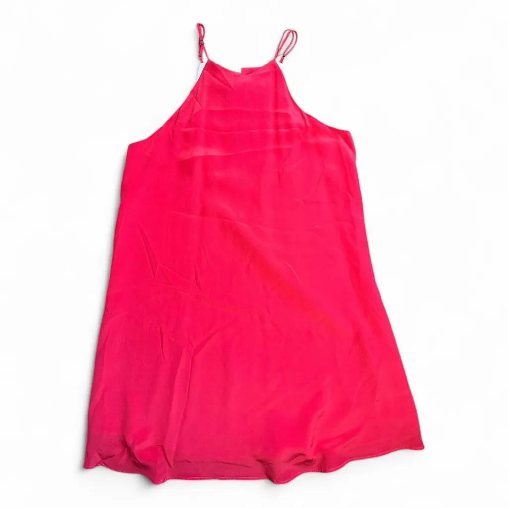 Lavender Brown Silk Halter Dress XS - Image 2