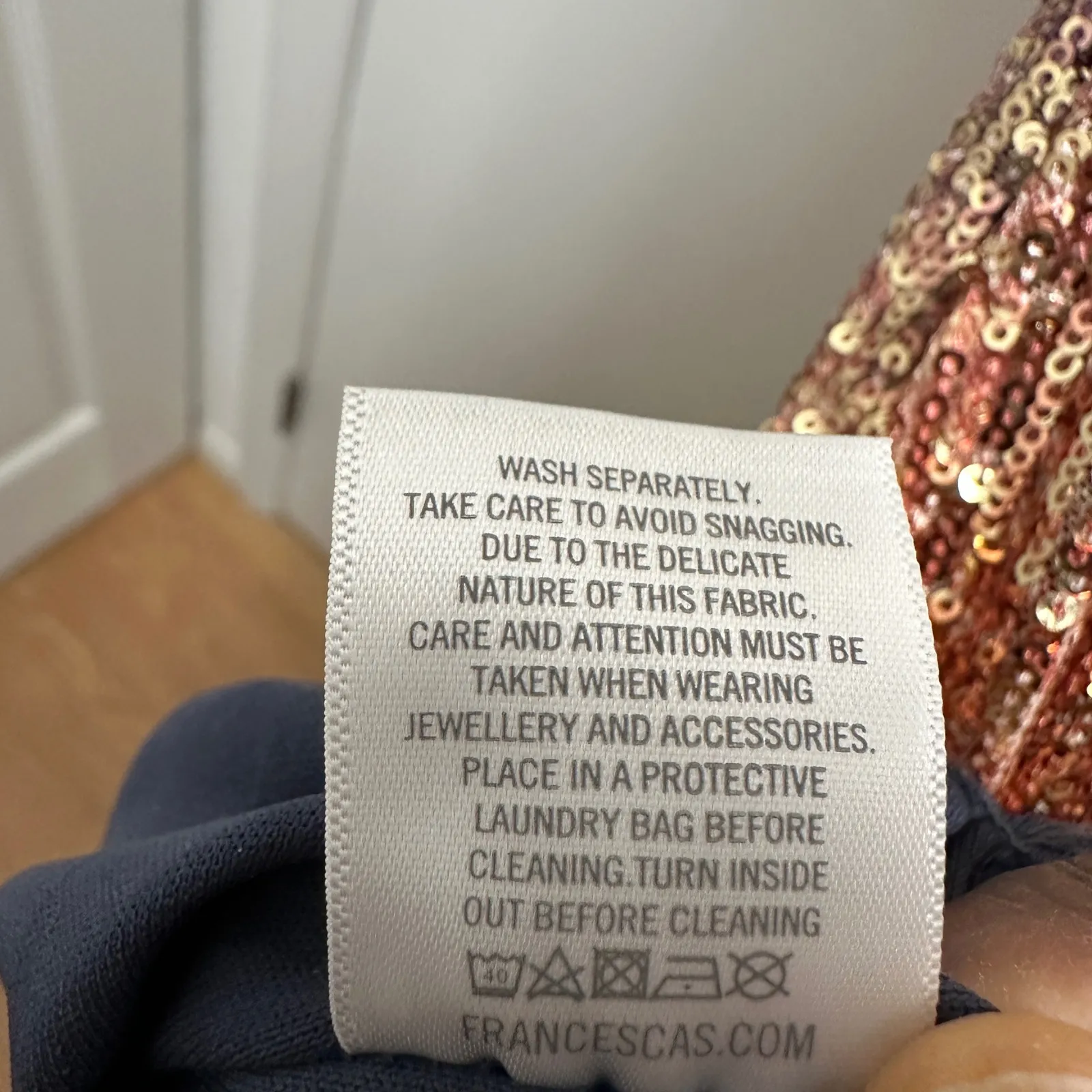 Studio 19 Womens Ombre Sequin Mock Neck Sleeveless Midi Dress S Party New Year - Image 6