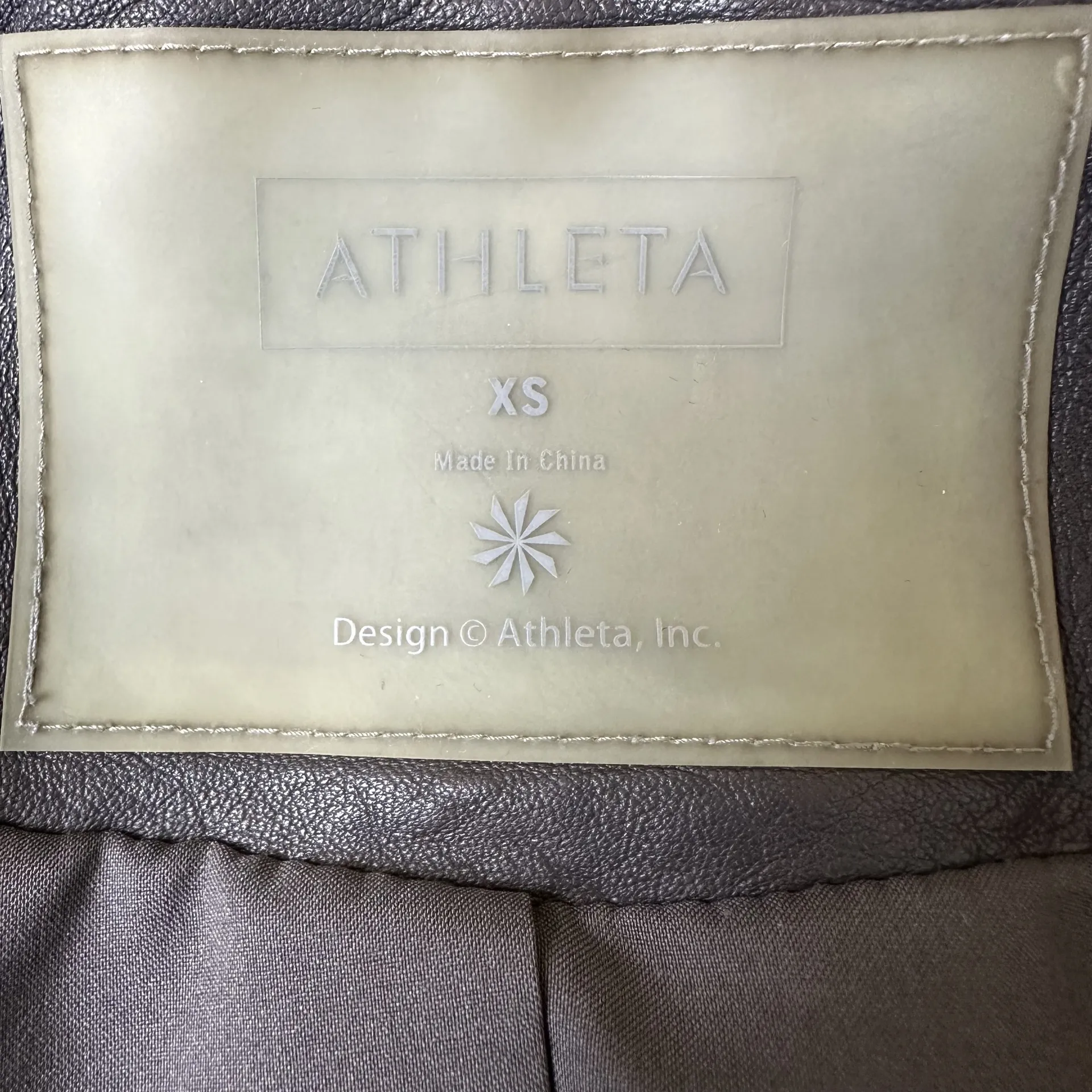 Athleta Strut Leather Hooded Jacket - Image 5