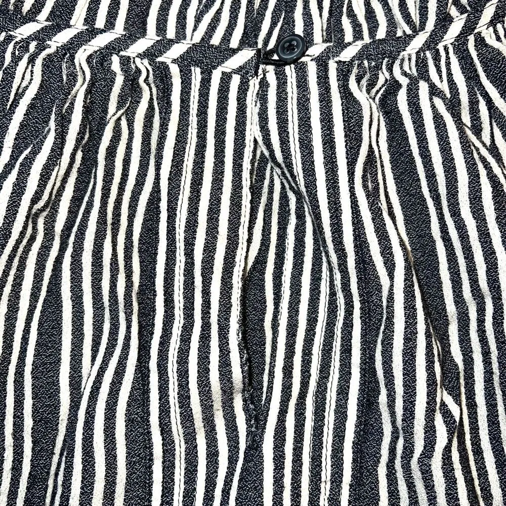 Ann Taylor LOFT Womens Tunic Dress Striped Belted Short Sleeves Pullover XS - Image 3