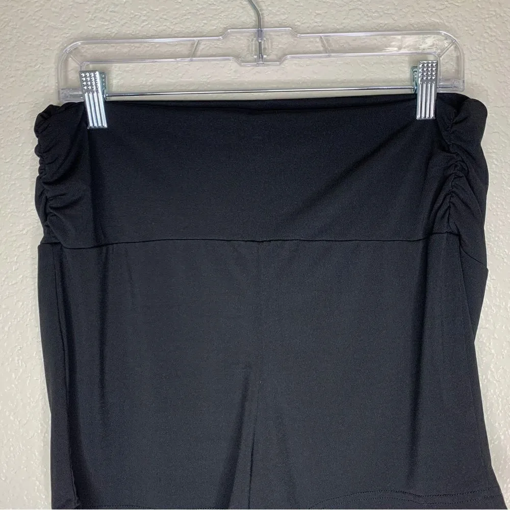NWOT Shein Maternity Black Wide Waistband Shorts - Image 8