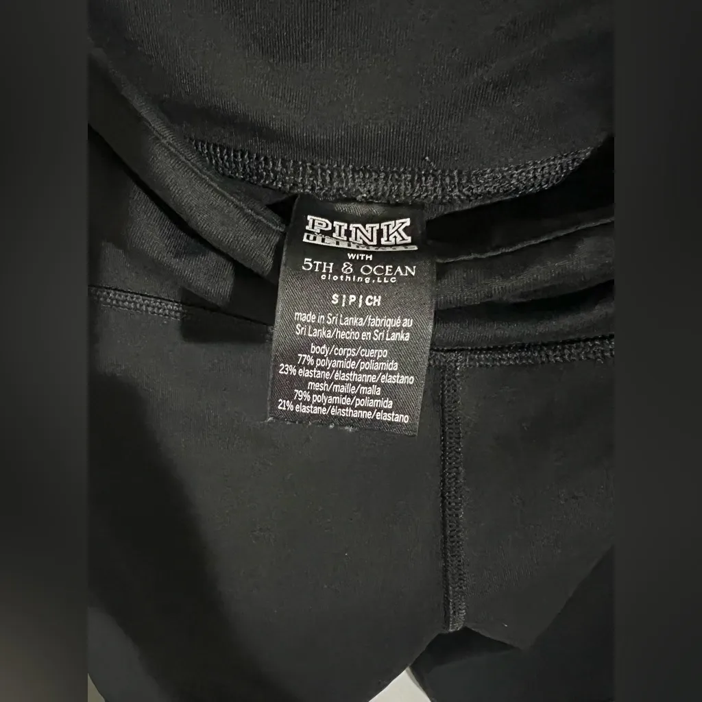 PINK  Victoria’s Secret USC Black Athletic Leggings - Image 3
