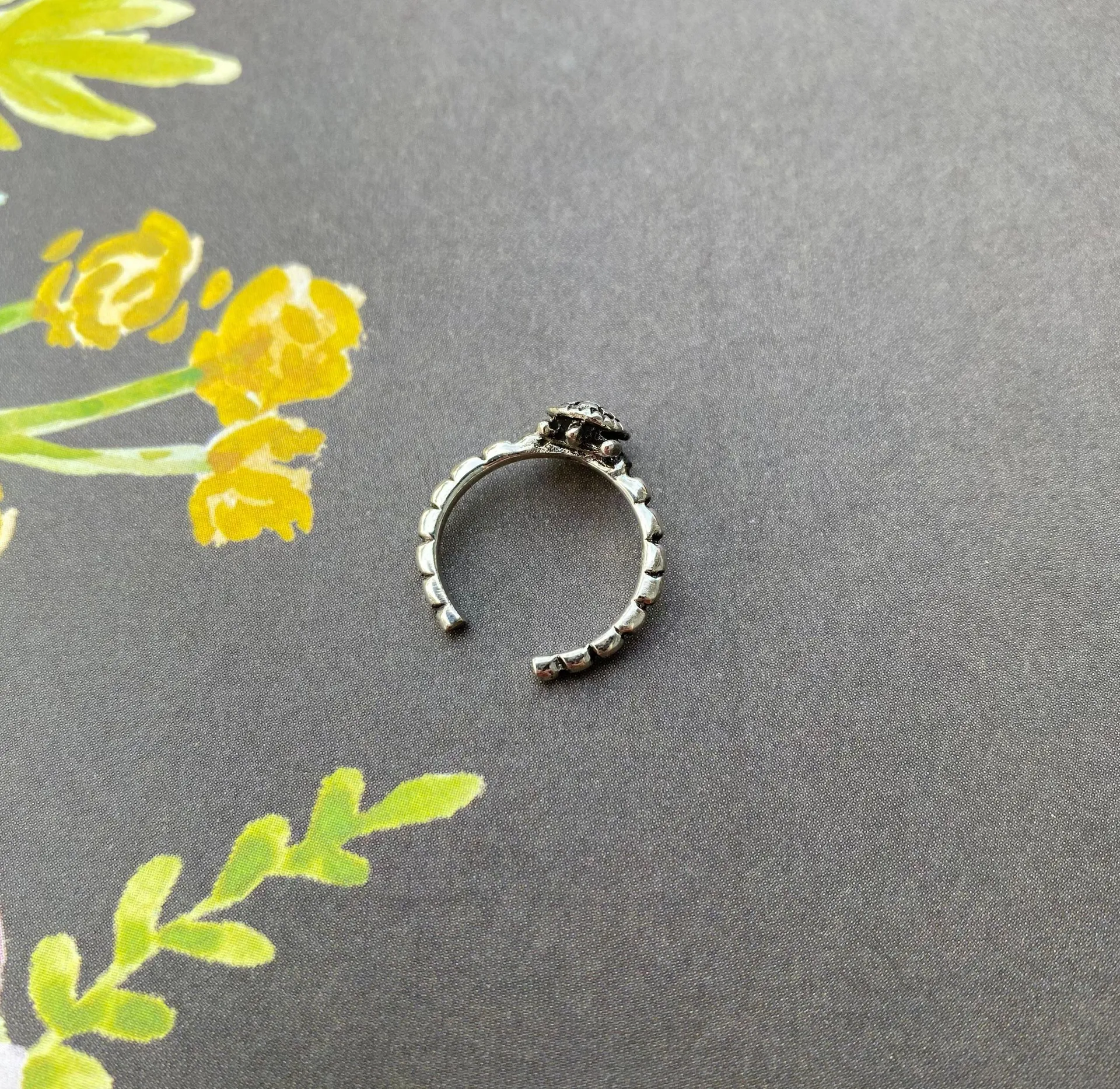 Turtle Sterling Silver Toe Ring - Image 3