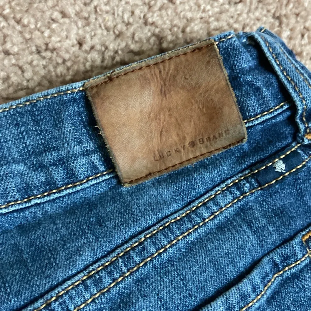 Lucky Brand The Bermuda Shorts (Sz 4/27) Dark Blue Denim Jorts Jean Shorts - Image 5