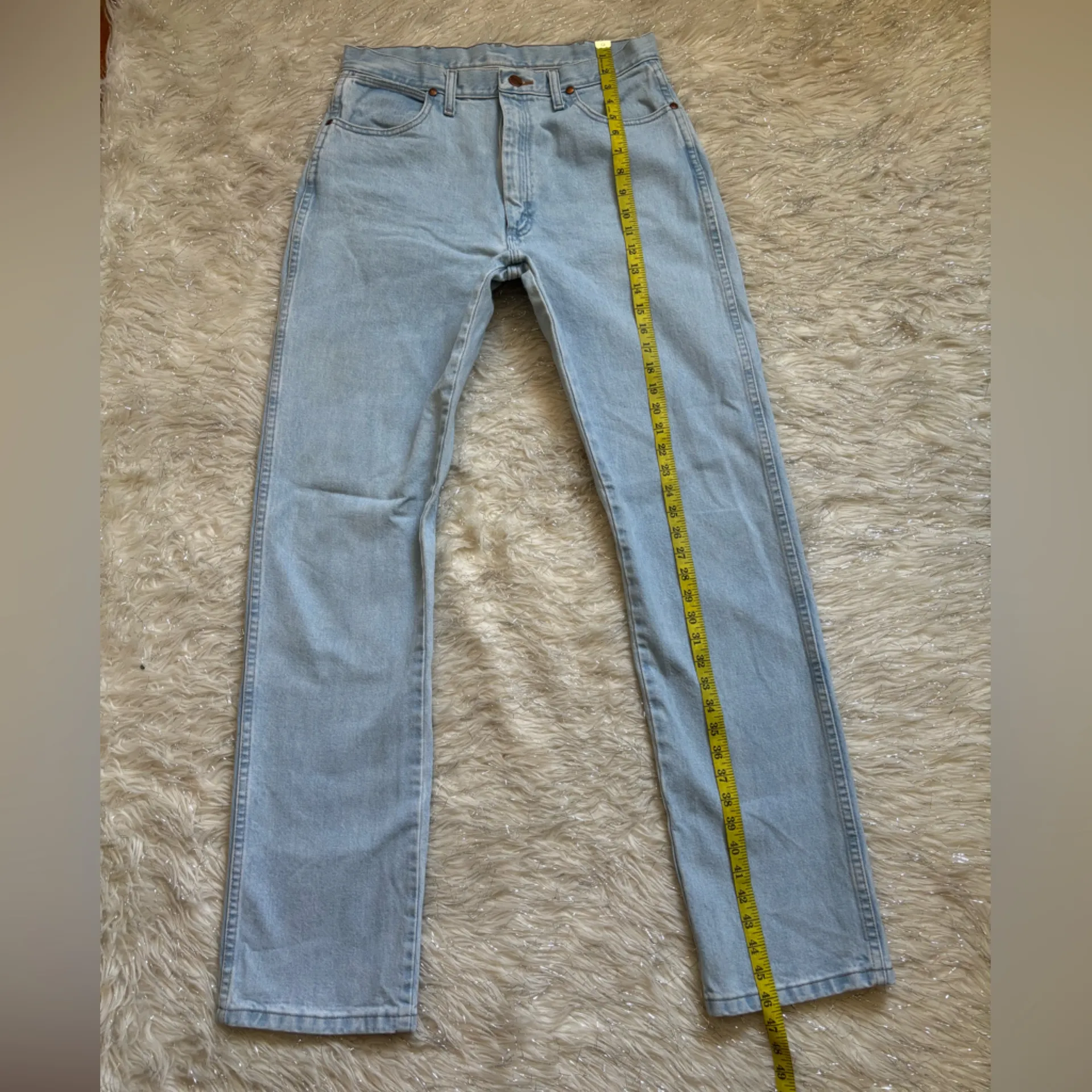 Wrangler sky Blue  Women’s Slim Fit Cowboy Jeans Size 13/36 - Image 8