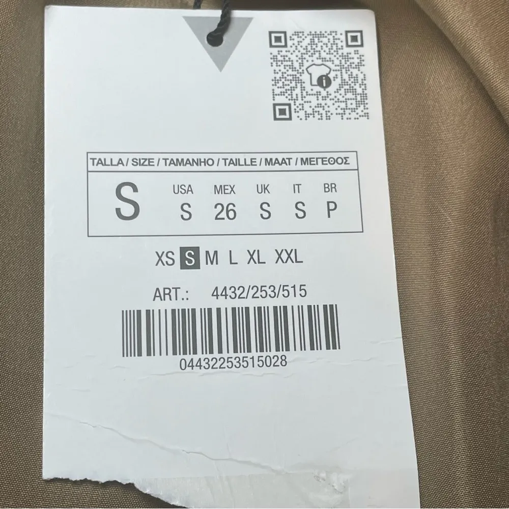 NWT Zara Padded Short Mini Bomber Dress Olive Green Full Zip Blogger Favorite SM - Image 12