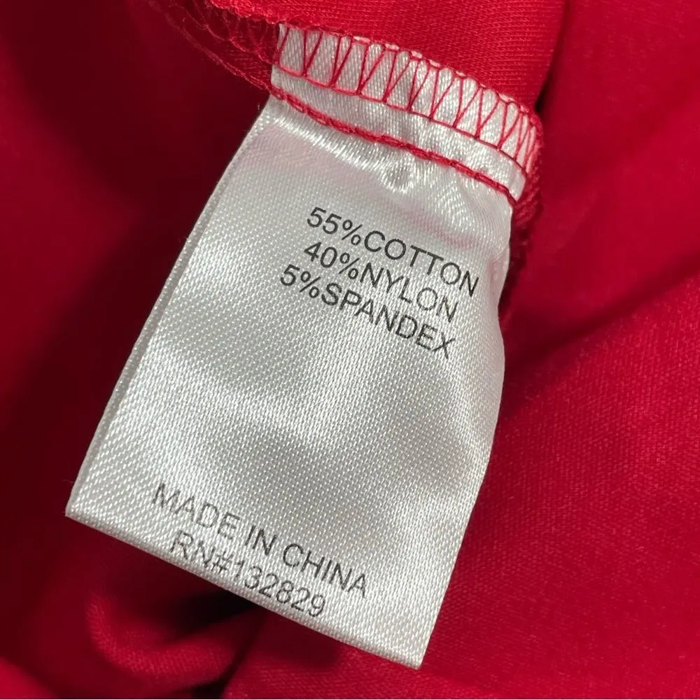 NWT Superdown Maisie Zip Back‎ Skinny Pants Red Size SMALL - Image 10