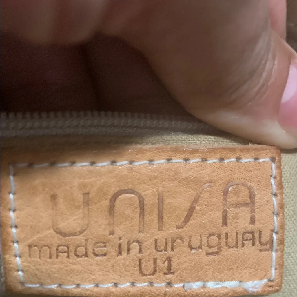 Unisa Tan Leather Bag - Image 8