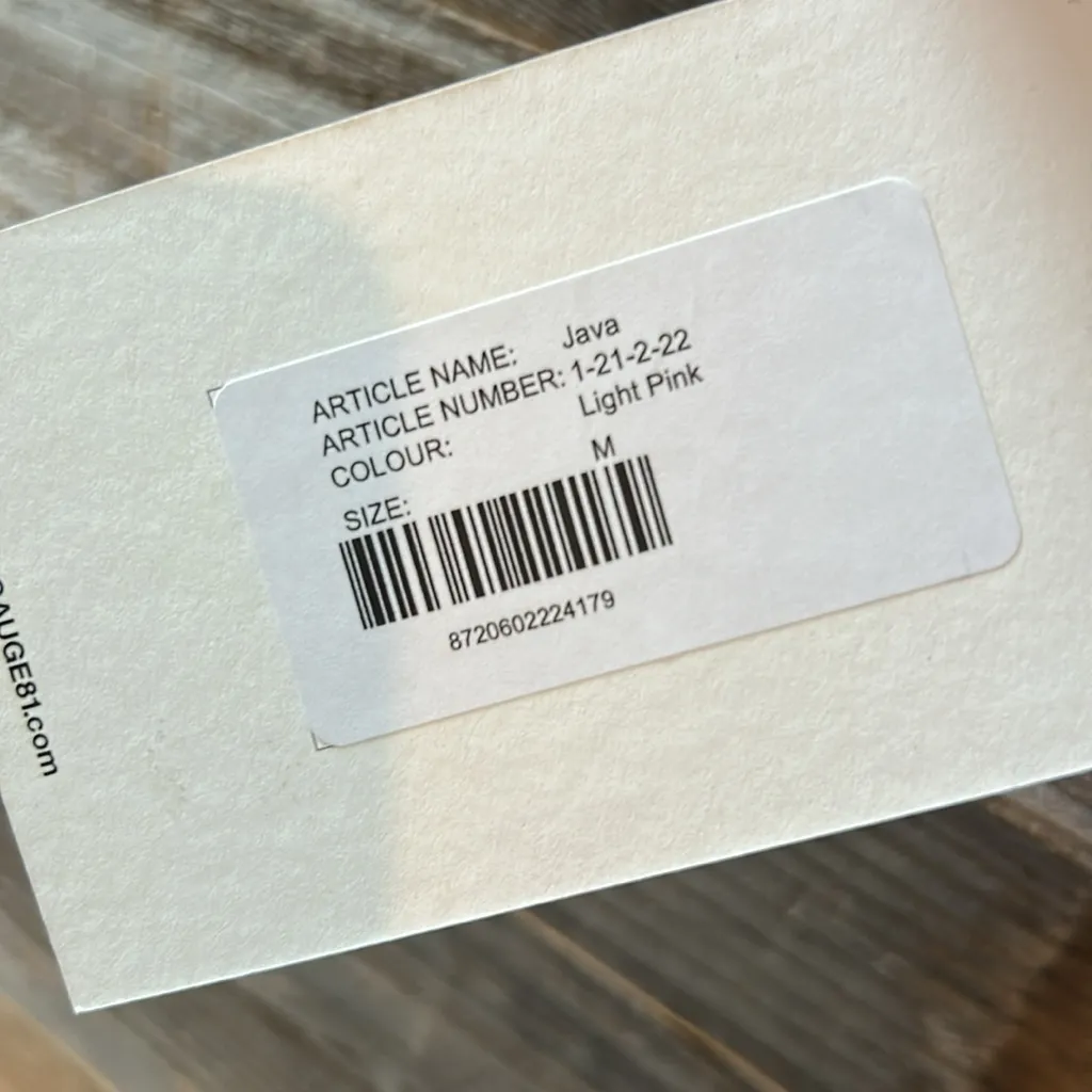 NWT Gauge81 Java Light Pink Spaghetti Strap Crop Top Size Medium - Image 6