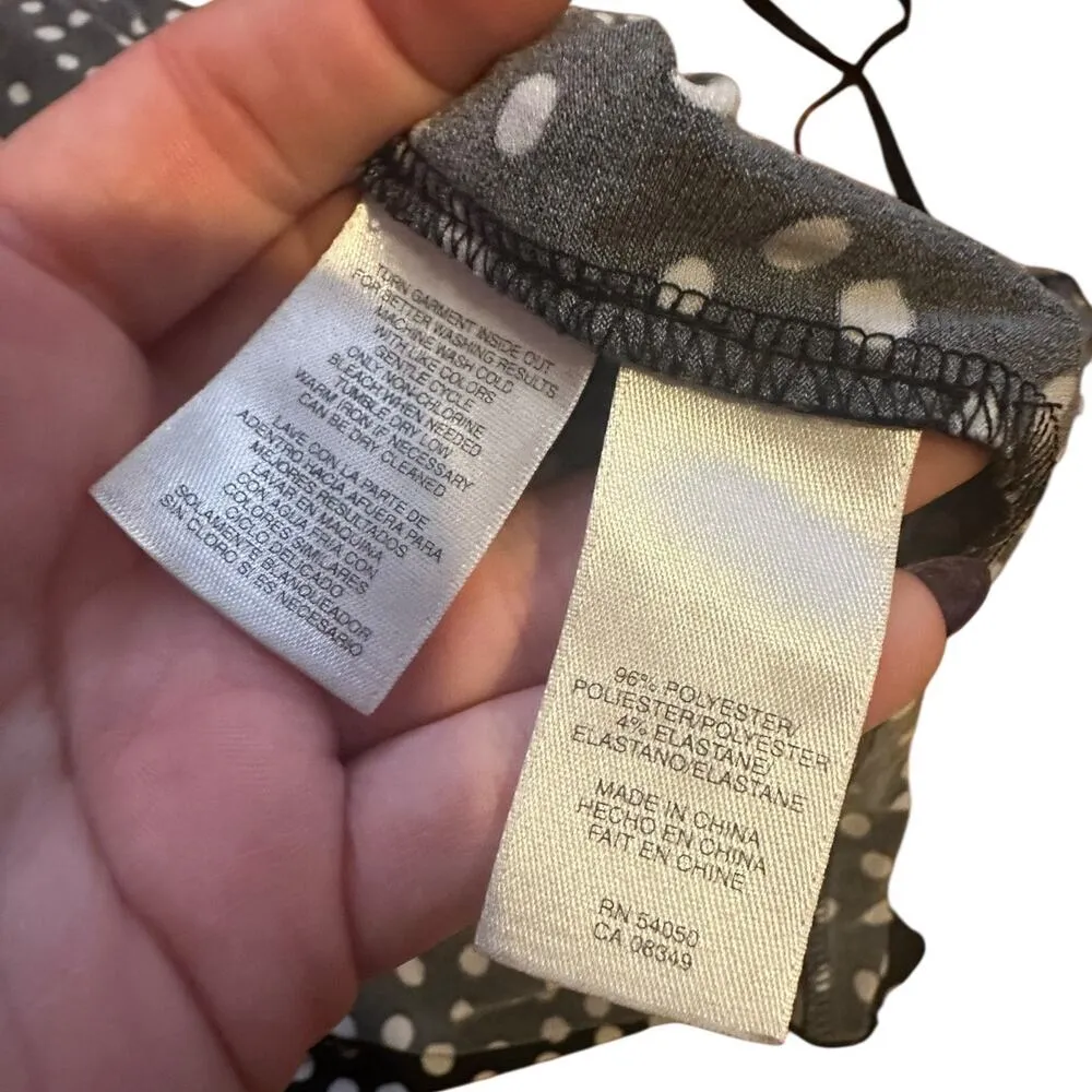 Black And White Polka Dot Everyday Dress Size M - Image 5