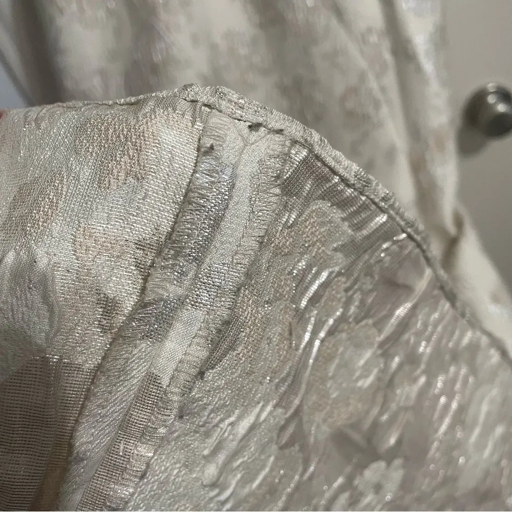 Aidan Mattox Ivory Boat Neck Gown - Image 5