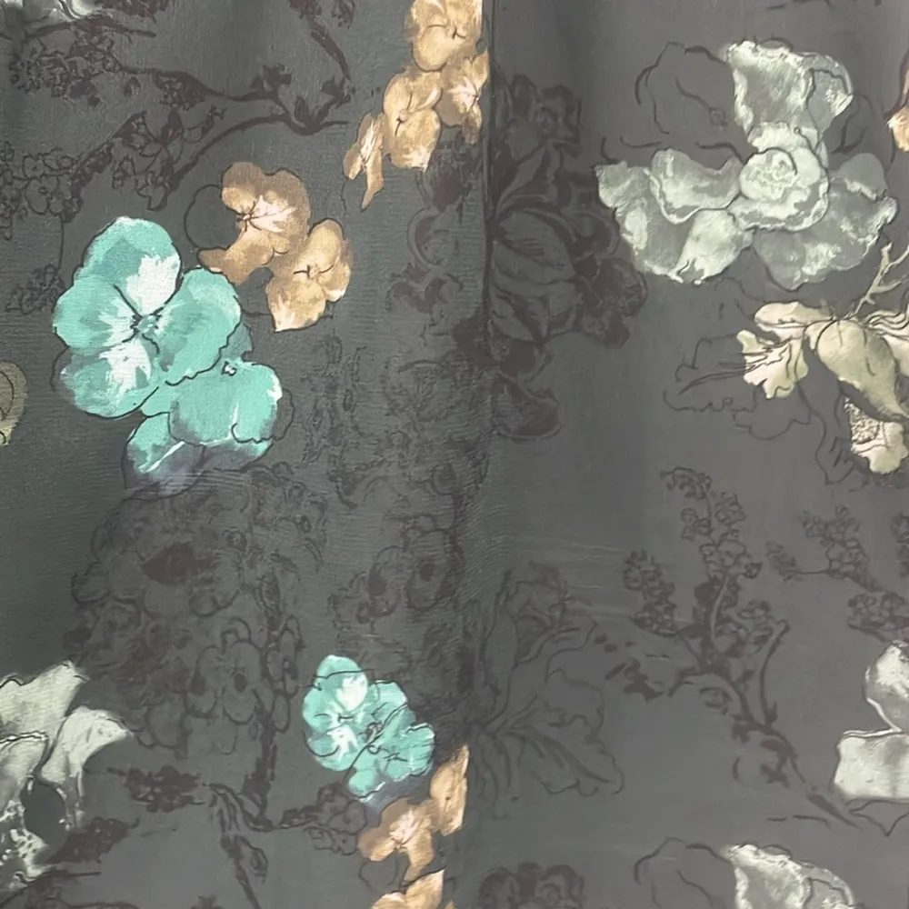 Allen Solly green floral blouse LIKE NEW - Image 4
