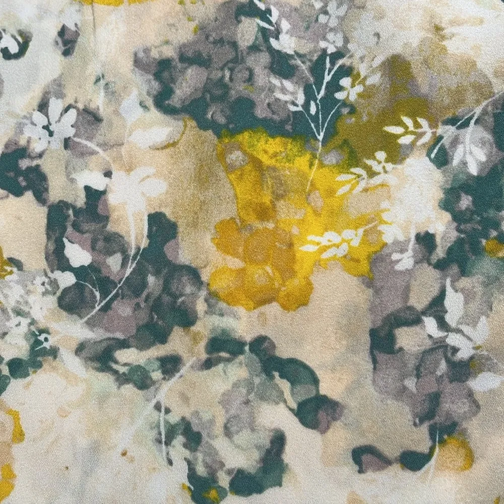 A New Day Dress Sz S Floral Print Short Sleeves V-Neck Shift Closet Staple - Image 9