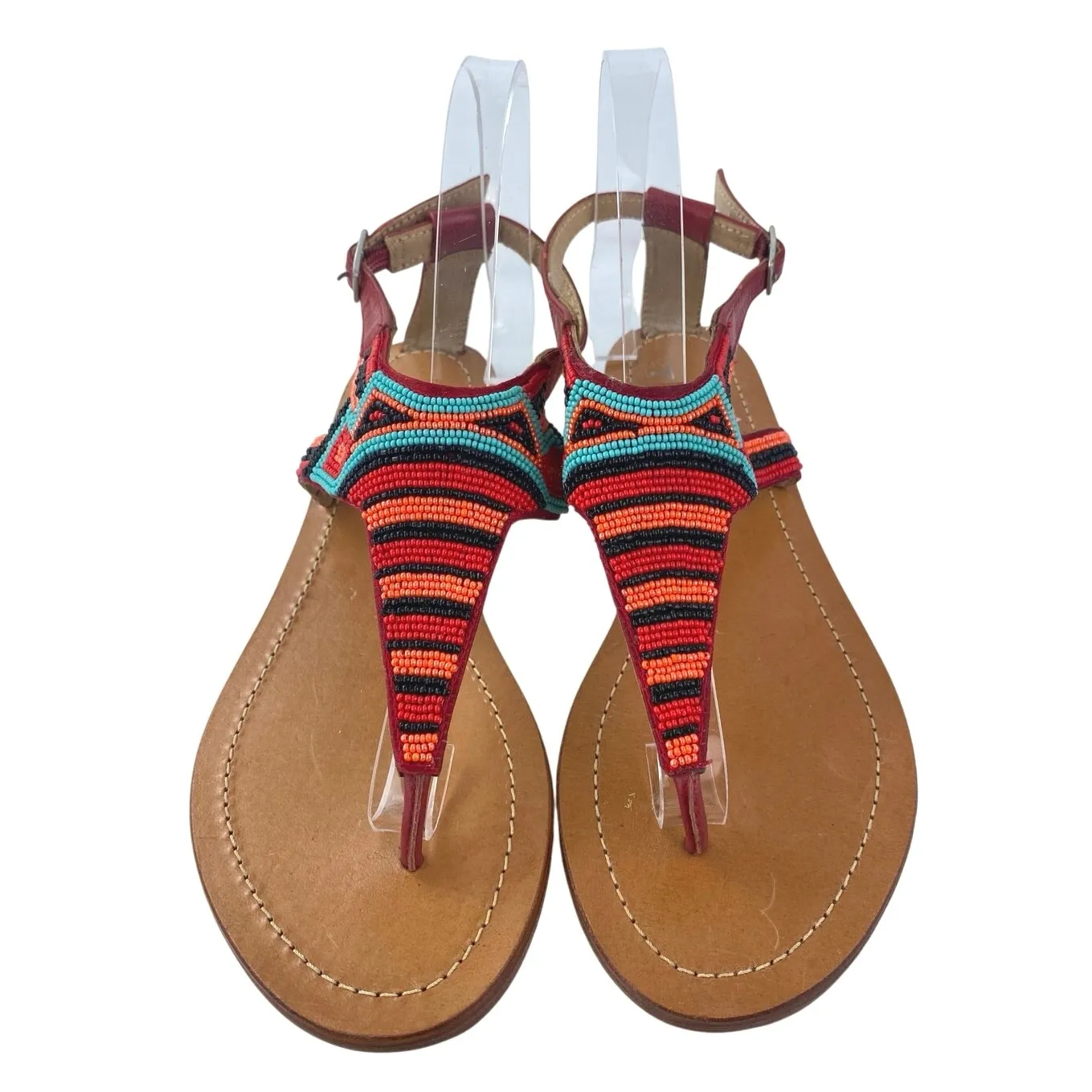 Twist Multicolor Striped Beaded T - Image 2