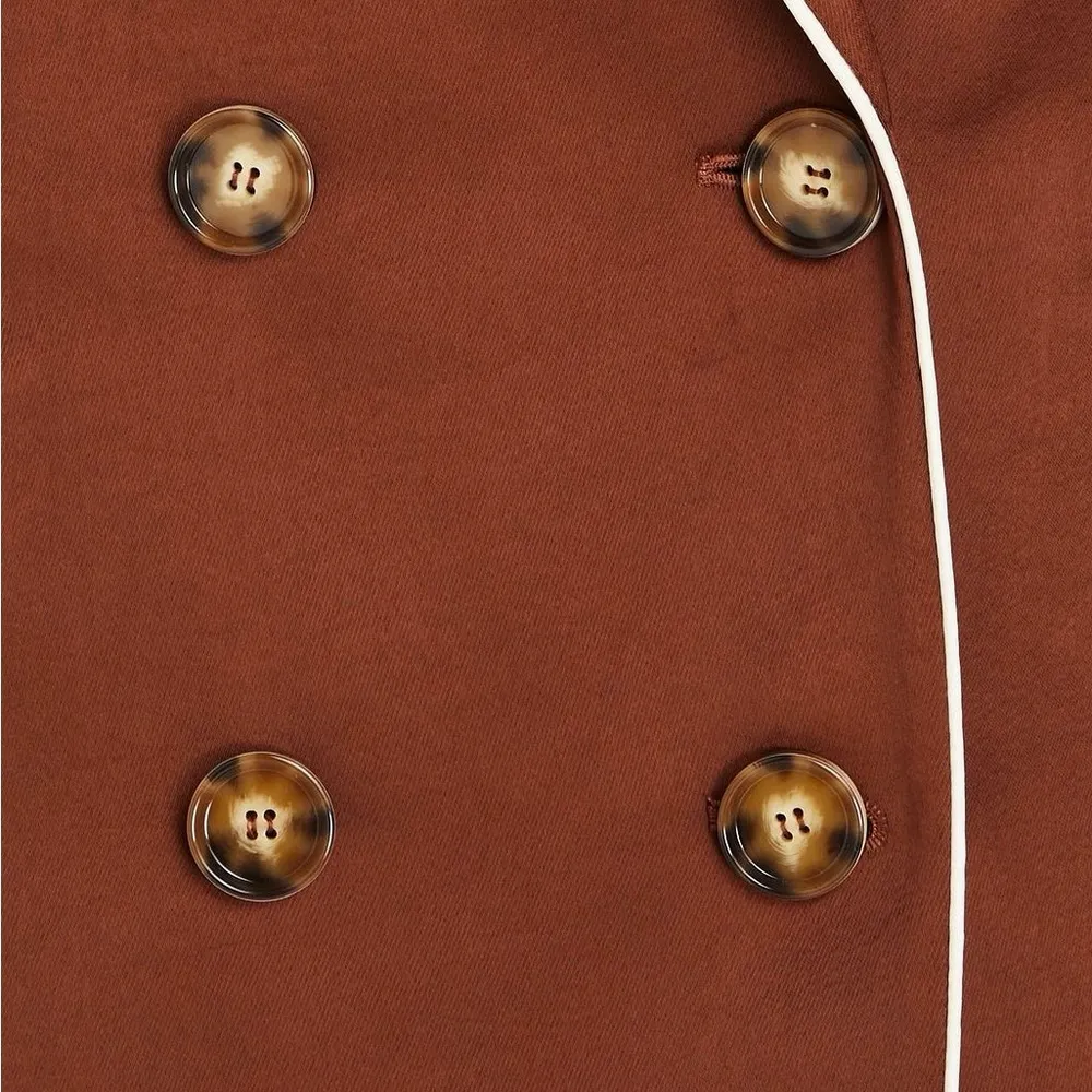 NWT Veronica Beard Roche Dickey Blazer DARK COPPER Size 2 - Image 6