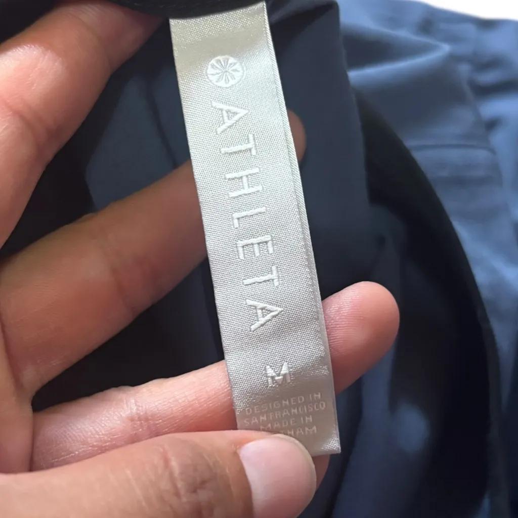 Athleta Iron Blue Unbound Workout Jumpsuit Romper Unitard – Size Medium - Image 5