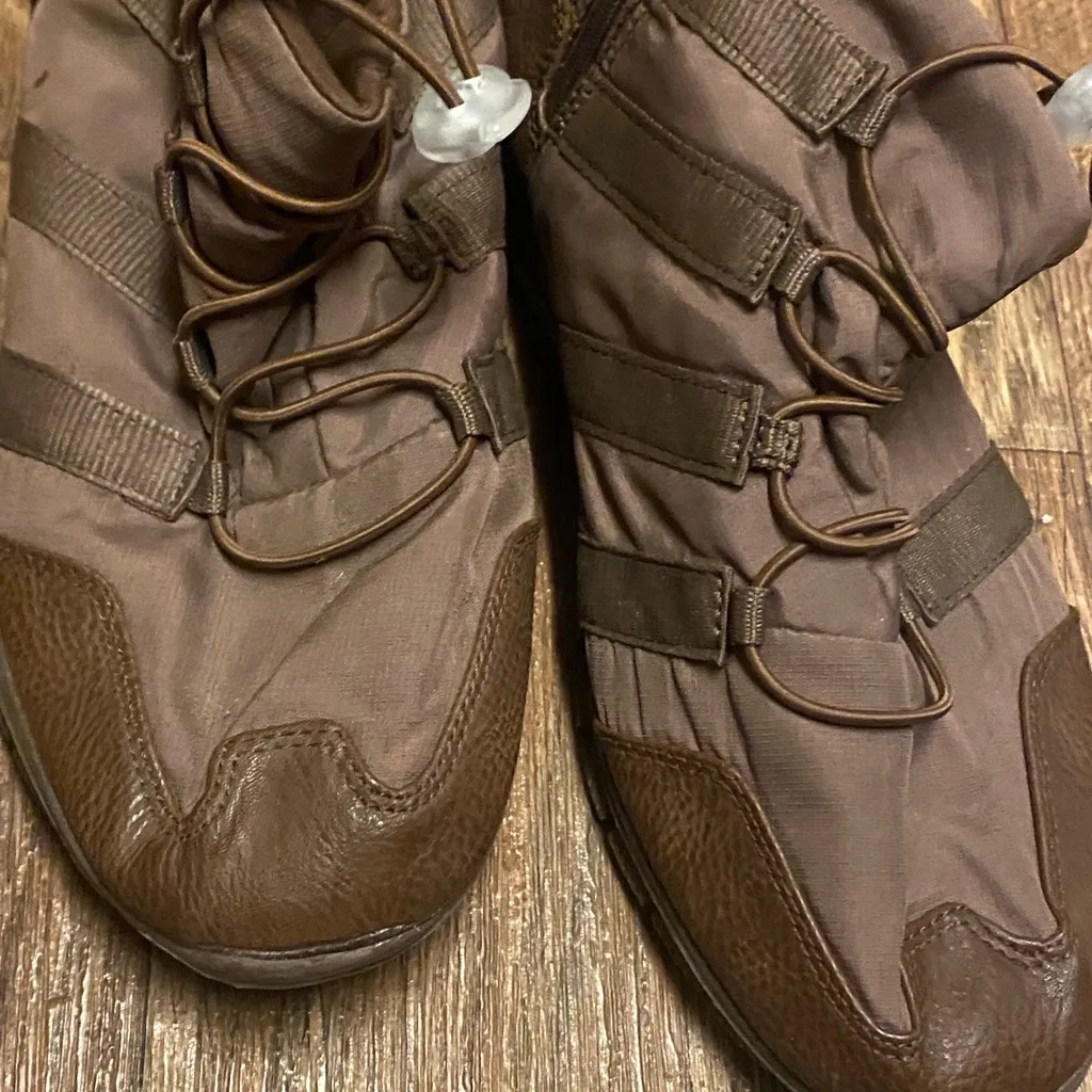 Womens Tony Little Cheeks Fit Body Brown Ankle Sneaker Boots Size 11 New NWOT - Image 4