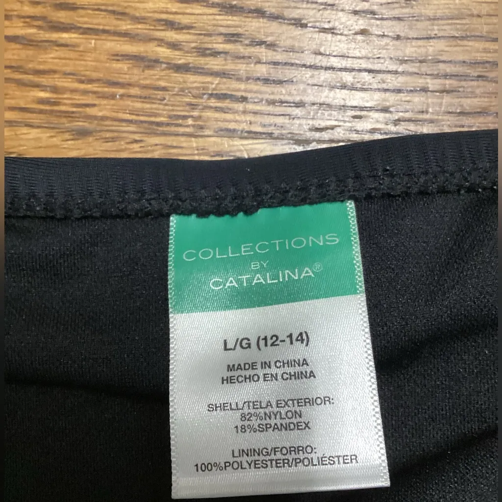 Catalina swim skirt. Black. Size Large Black - Image 3