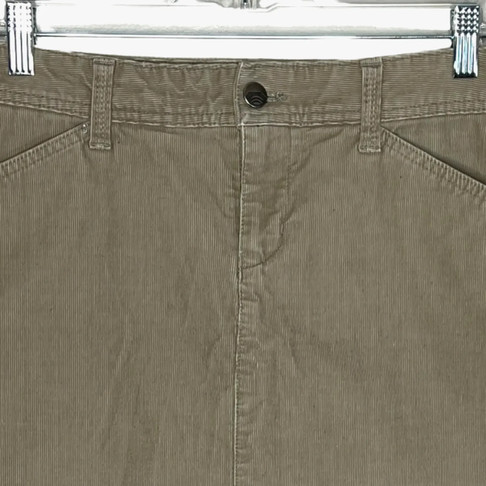 Mountain Hardwear Skirt Womens 8 Tan A-Line Corduroy Mini Skirt Basic Heritage - Image 3