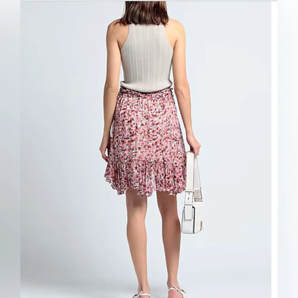 Isabel Marant Etoile Frejus Midi Skirt Green Ecru 36 - Image 13