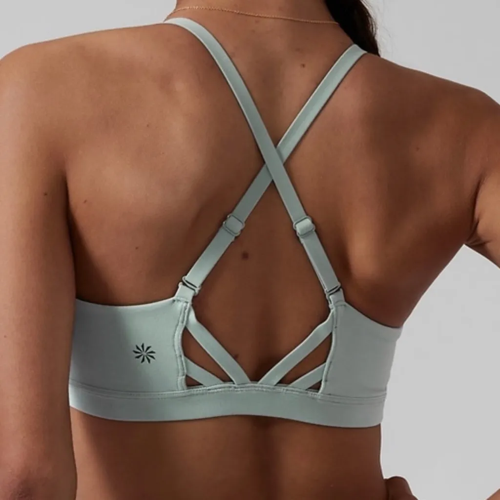 Athleta Elation Sports Bra Strappy Back Light Impact XL 1X Nwt - Image 4