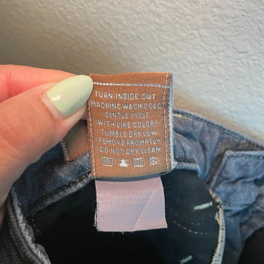 Vintage Paige Premium Denim Oakland Black Jeans Size 28 Flare Y2K - Image 11