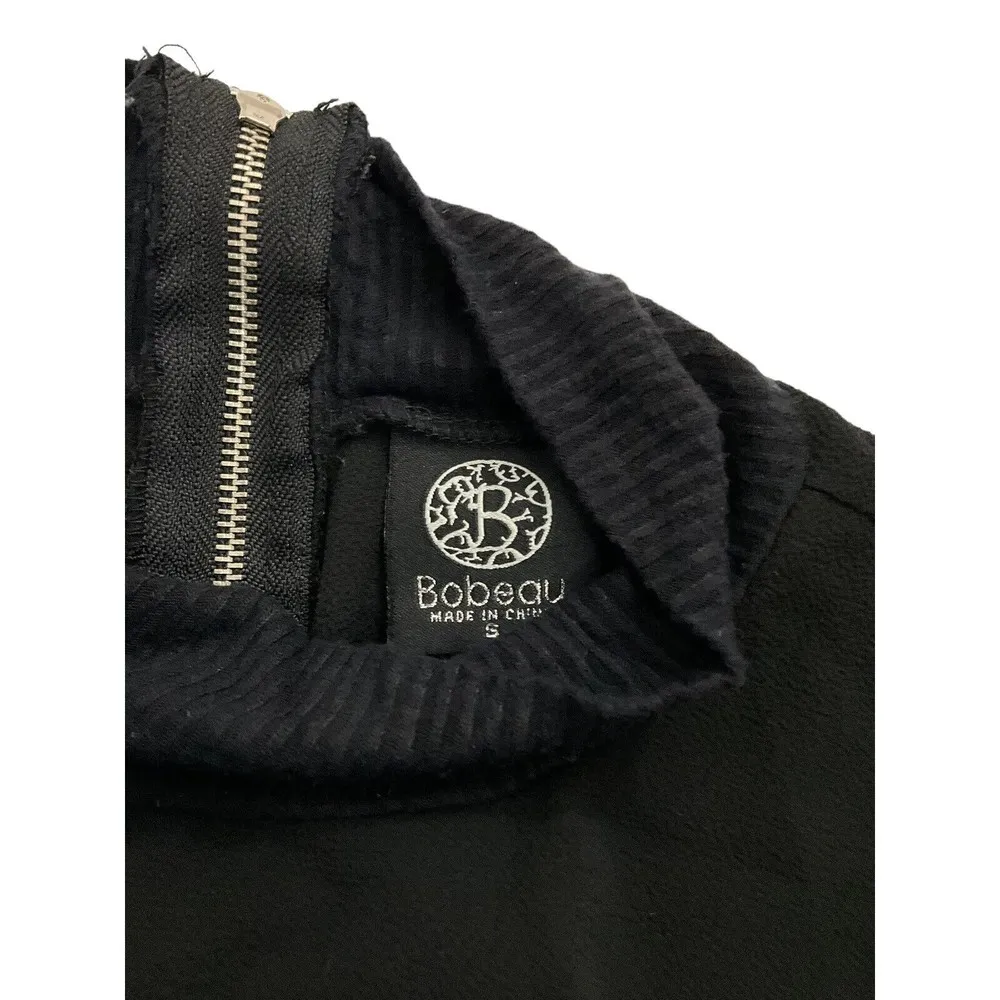 Bobeau Top Blouse Oversized Black Size Small #1 - Image 4