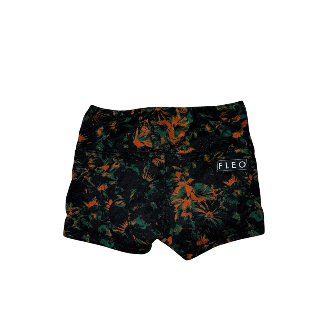 FLEO Amazon Emerald High Rise Workout Shorts 2.5" Green - Image 3