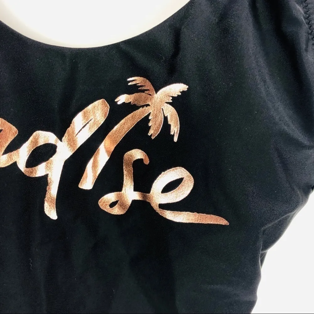 Vanilla‎ Beach Paradise One Piece Swim suit M NEW Black Size M - Image 3