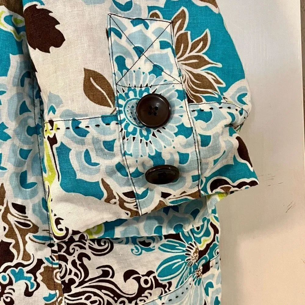 Kim Rogers Floral Open Blazer Jacker With Liner 3X - Image 2