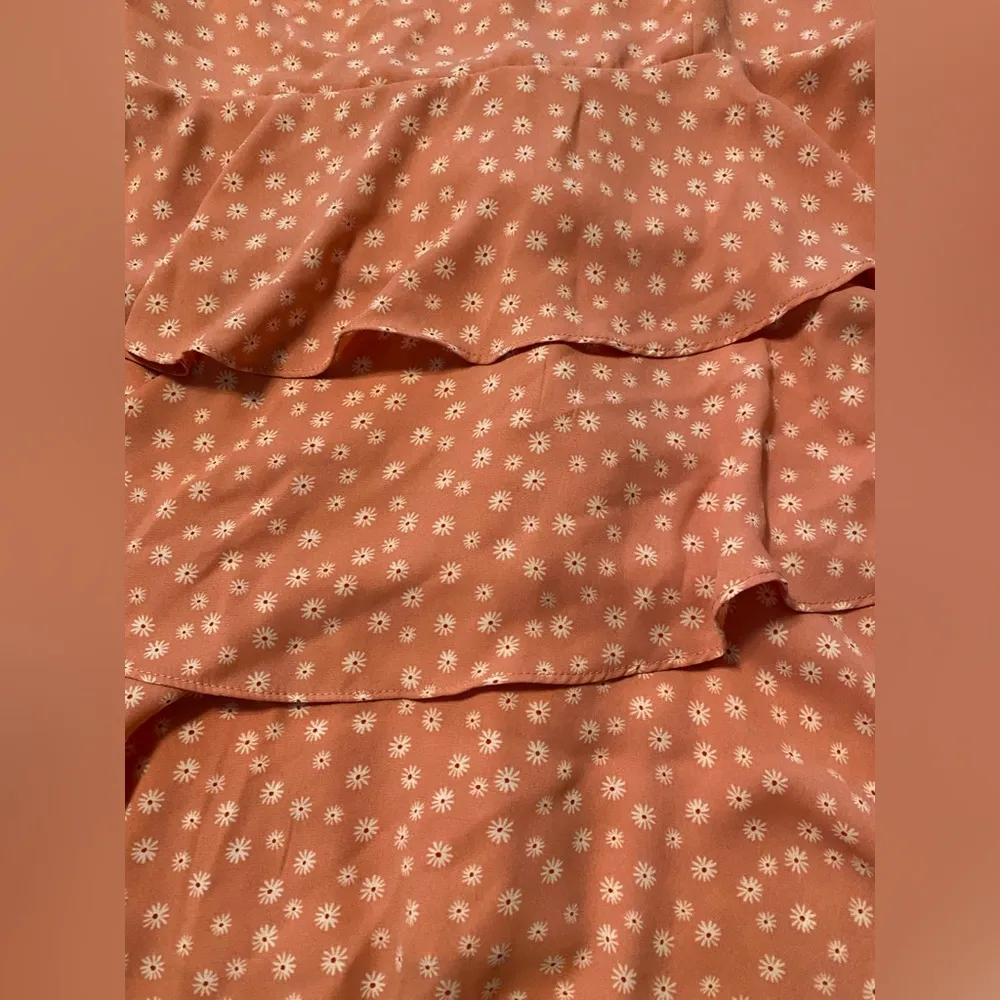 Forever 21 Pink Floral Tiered Ruffle dress - Image 3