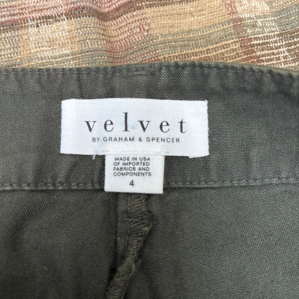 Velvet Women's Dark Green Army pant - Image 2