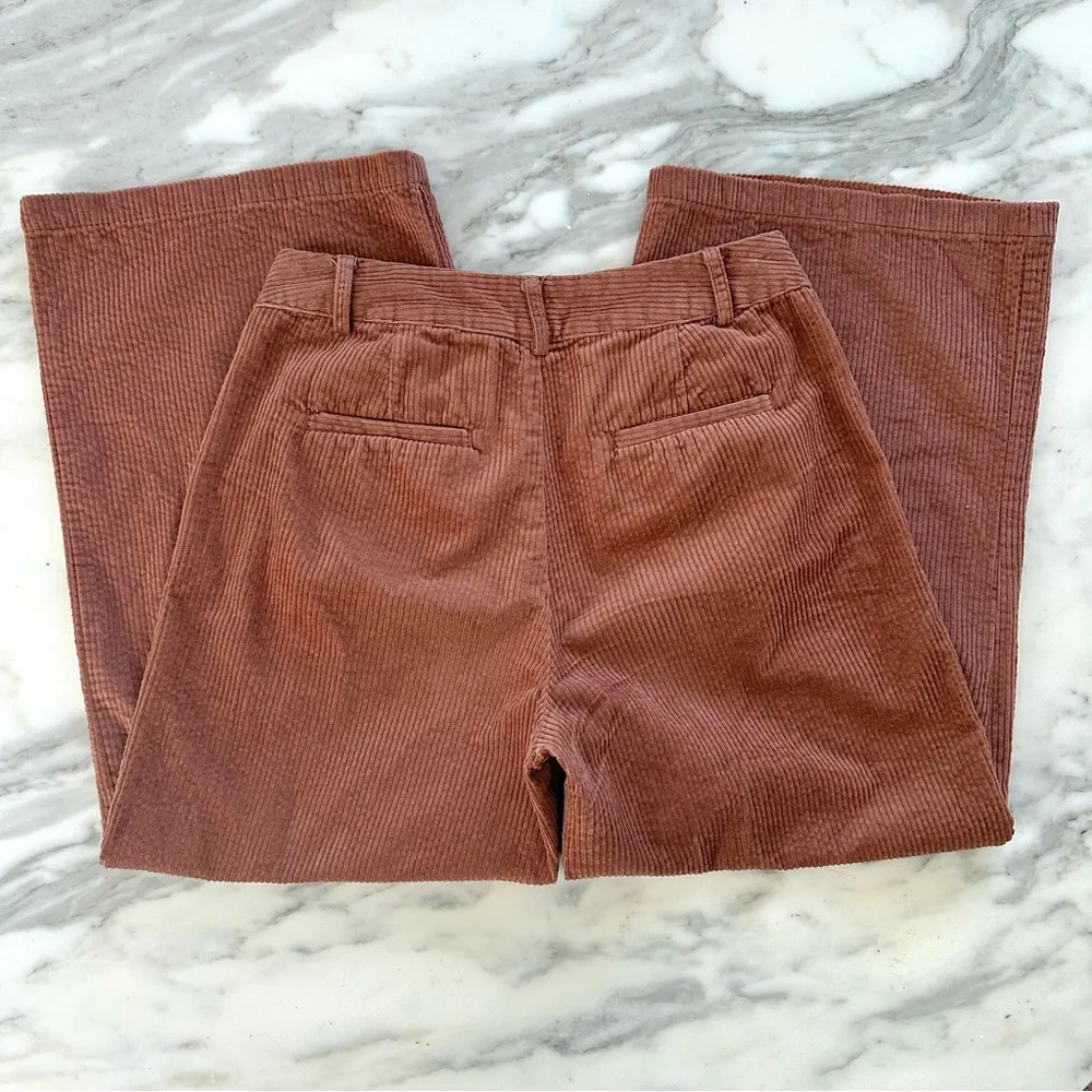 A NEW DAY High Rise Wide Leg Cropped Corduroy Pants • Sz 2 - Image 8