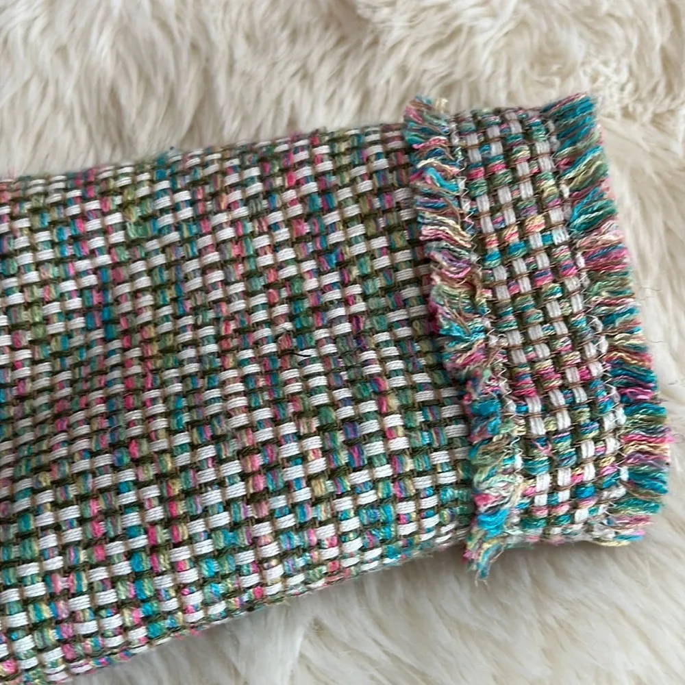 Doncaster Colorful Tweed Silk Blazer - Image 10