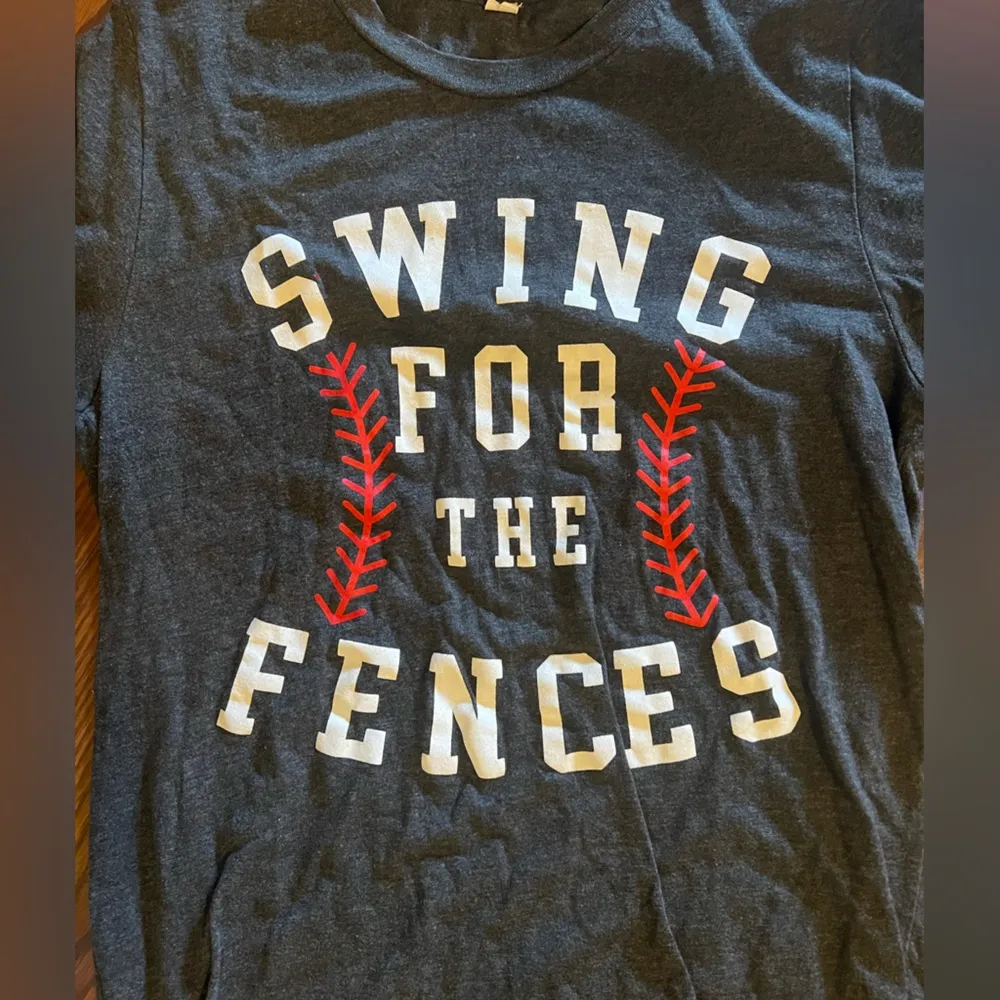 Women’s baseball mom shirt Gray - Image 2