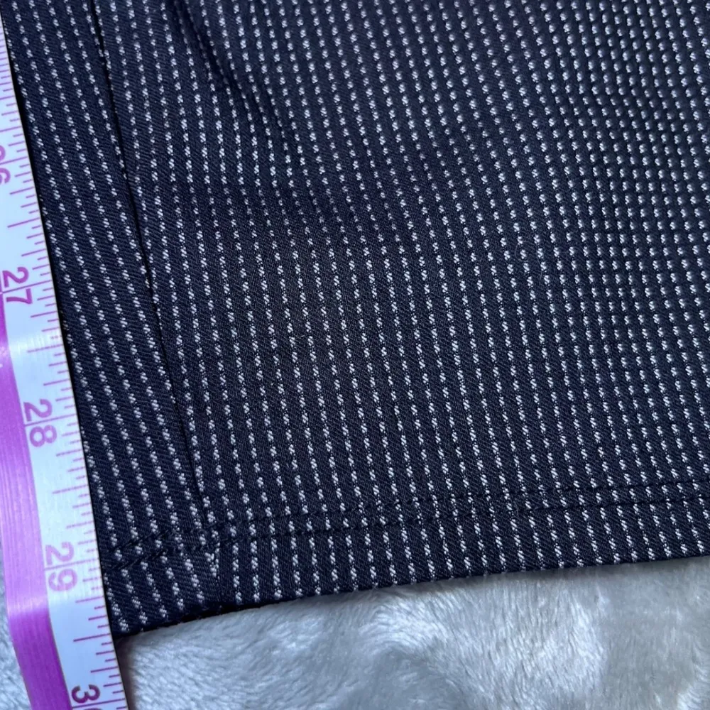 Simply Vera Vera Wang Skinny Pants Womens XL Black Dot Stretch Trousers Career - Image 15