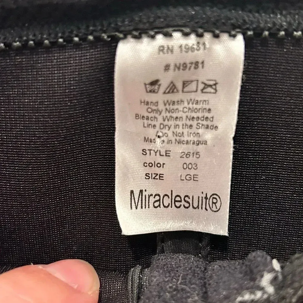 Miraclesuit Extra‎ Firm Control Waist Cincher Black size Large - Image 7