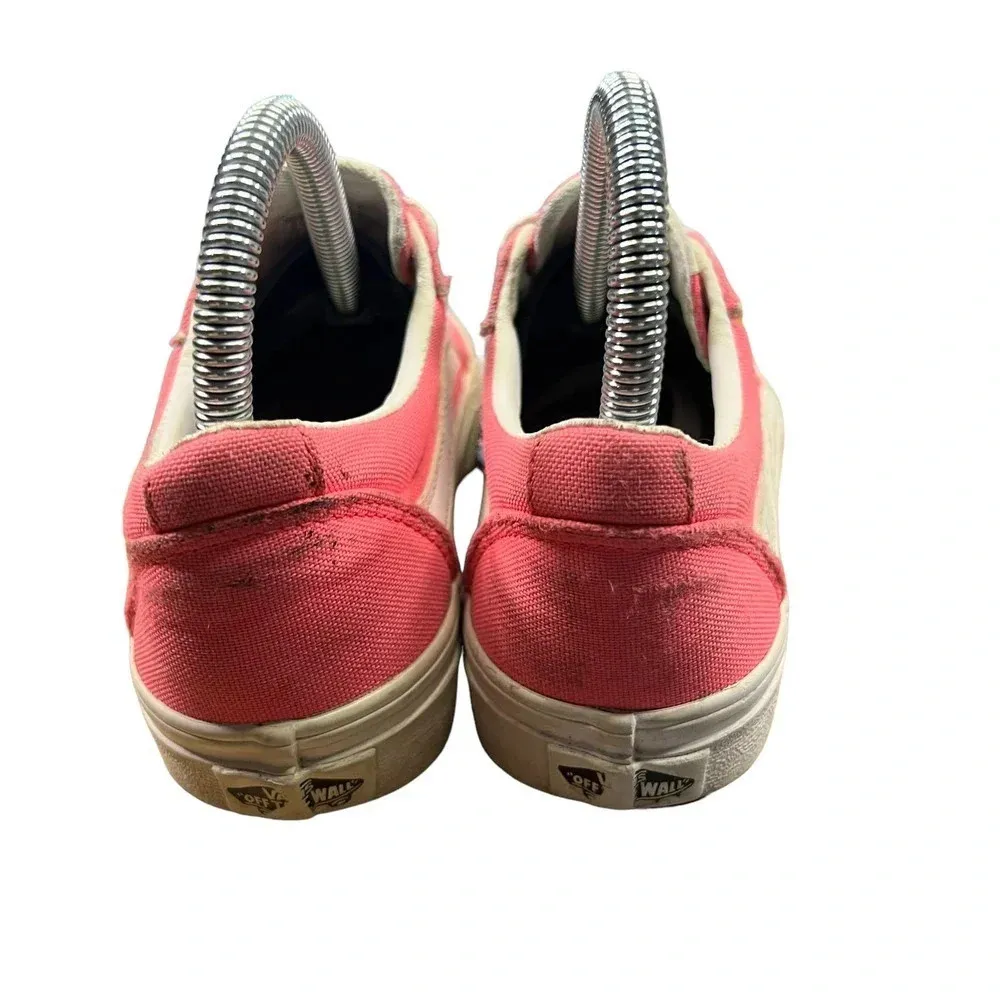 Vans Ward Low‎ Top Honeysuckle Pink Canvas Skate Shoes Sneakers Women's Size 5 - Image 5